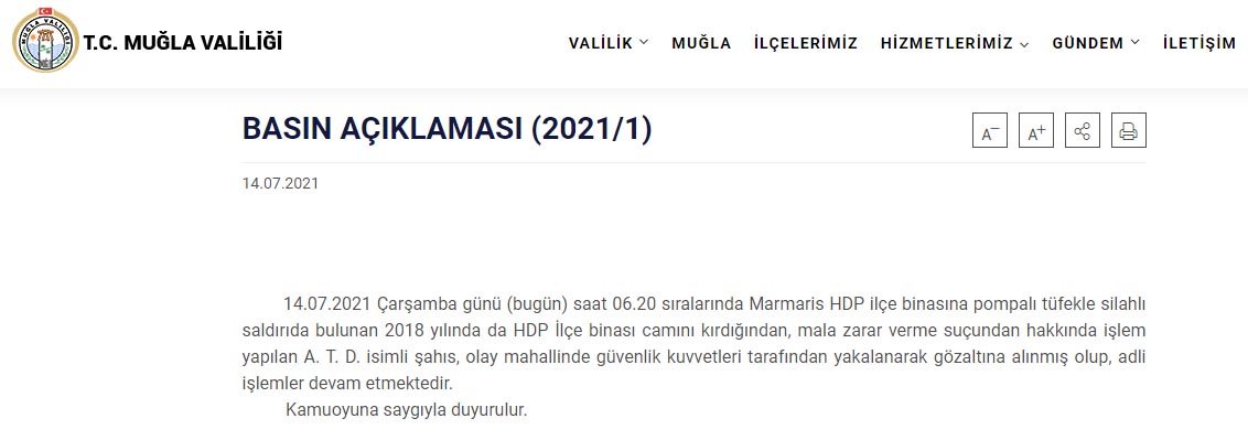 mugla valiligi hdp marmaris tweet