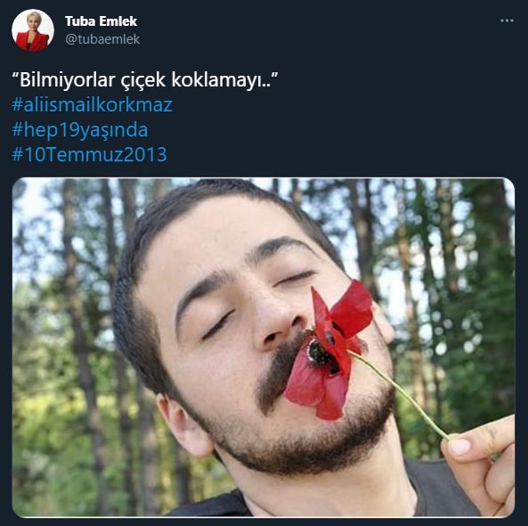 tuba emlek ali ismail tweet