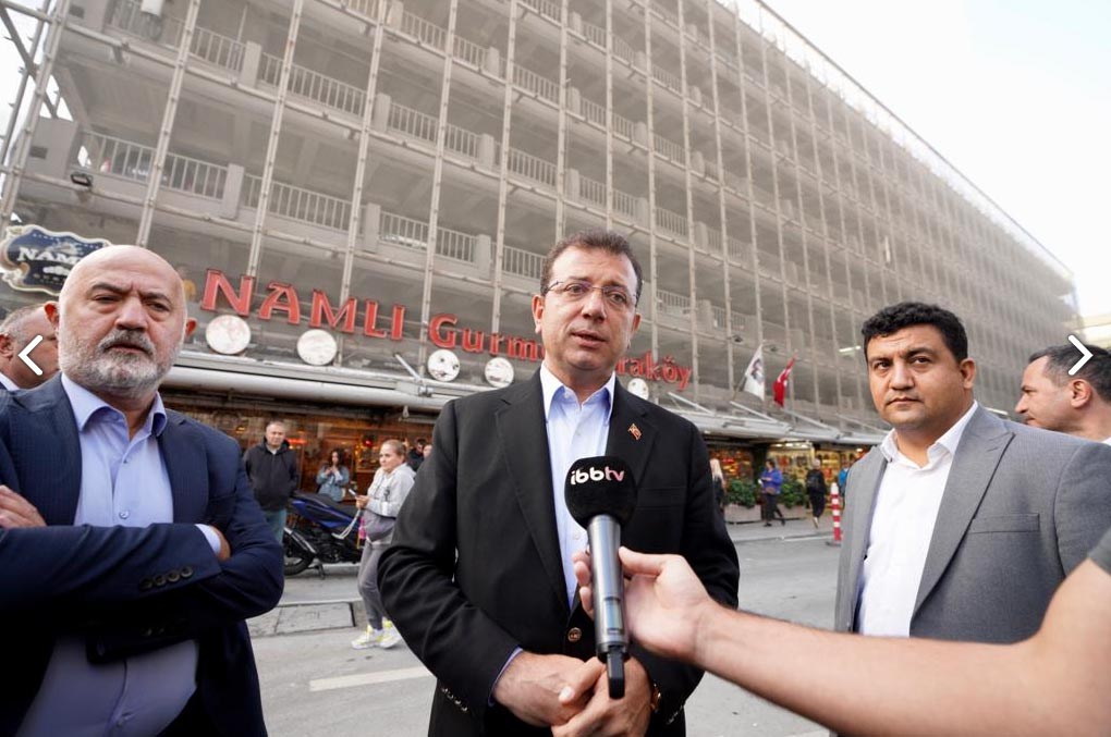 ekrem imamoglu karakoy otopark