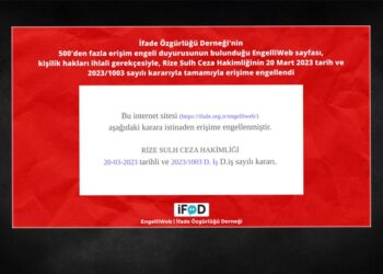 Erişim engellerini duyuran “ENGELLİWEB” de erişime engellendi!