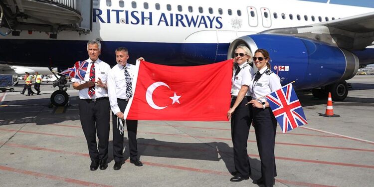 Sabiha Gökçen’den British Airways ile Londra uçuşları başladı