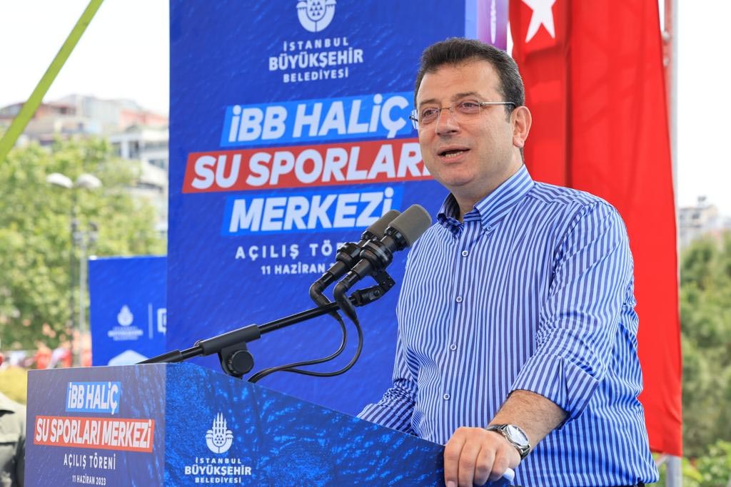 ekremImamoglu halic su sporlari acilis