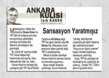 TRT’den Işık Kansu’ya dava