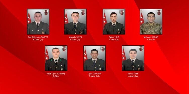 2 günde 7 şehit