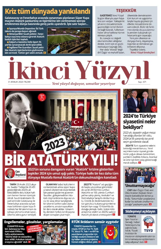 İkinci Yüzyıl yayın hayatına son verdi