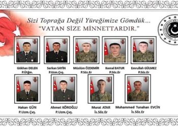 Pençe-Kilit operasyon bölgesinde 9 şehit