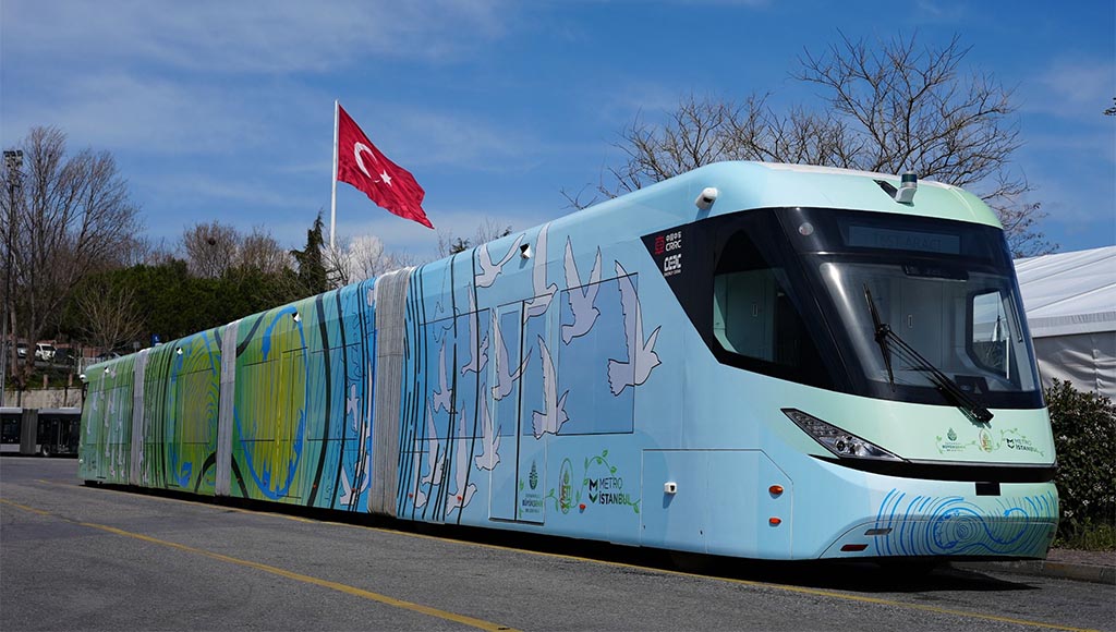 Yüzde yüz elektrikli metrobüs test sürüşüne çıkıyor Fotoğraf: İBB