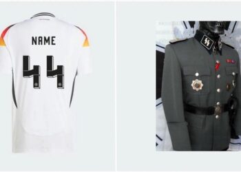 44 numaralı forma ve Nazi üniforması