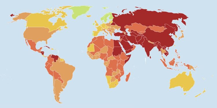 RSF World Freedom Index 2024