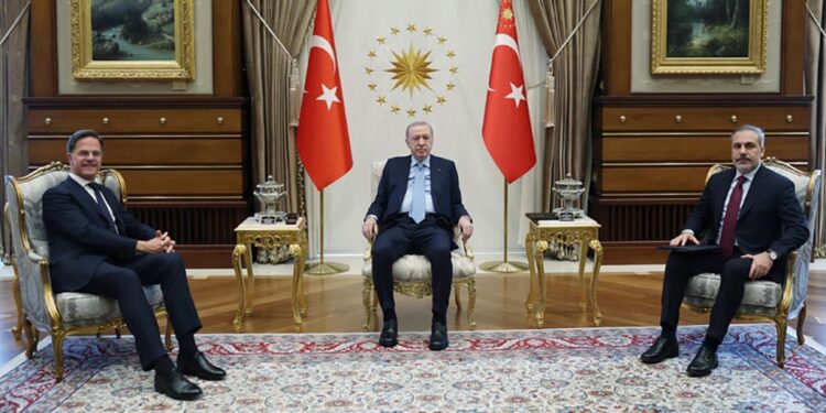 Erdoğan, NATO Genel Sekreteri Mark Rutte ile görüştü