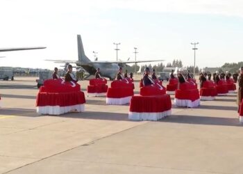 Şehit havacılar için Ankara’da tören 