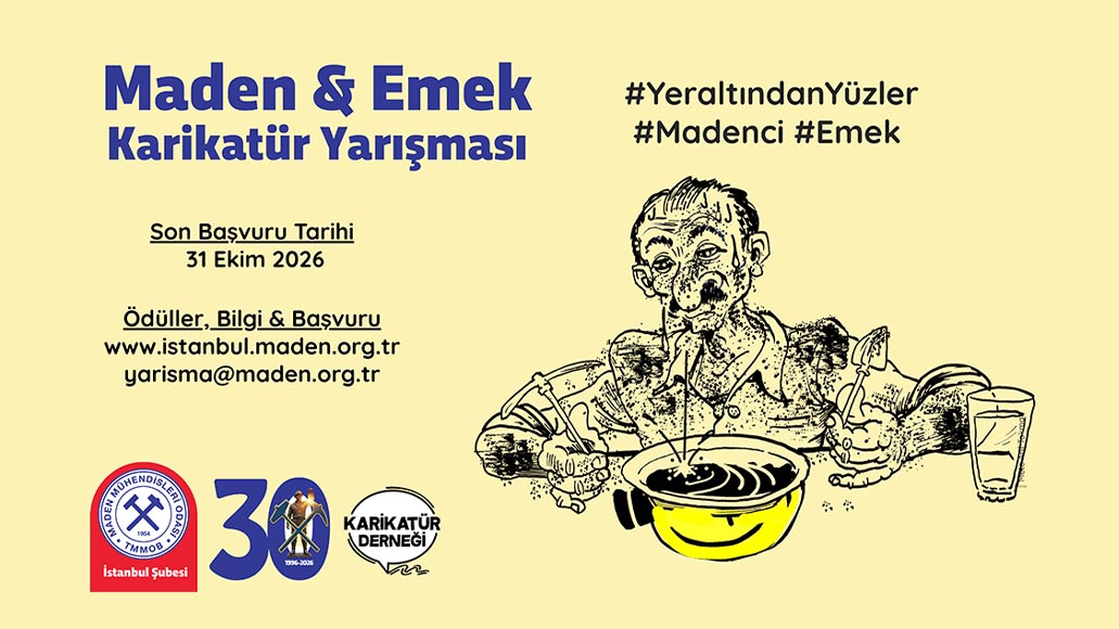 Maden ve Emek Karikatür Yarışması Başlıyor Maden ve Emek Karikatür Yarışması Başlıyor